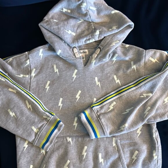Hatley lightning bolt hoodie - bolts glow in the dark! - Picture 1 of 5